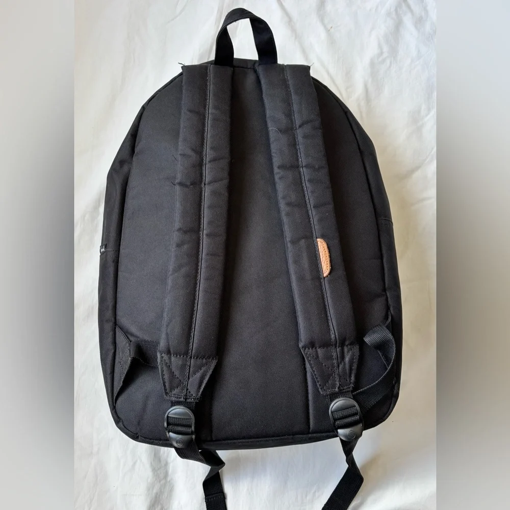 Herschel Supply Company Black Settlement Canvas Laptop Padded Backpack